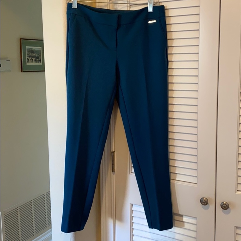 Anne Klein Teal Dress Pants size 4P